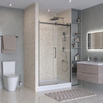 Душевая дверь BELBAGNO MARINO-2-BF-1-150-C-GM