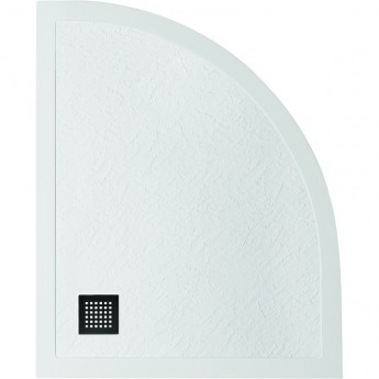 Душевой поддон из искусственного мрамора BELBAGNO TRAY-MR-UNO-RH-120/80-550-35-W-L-NO