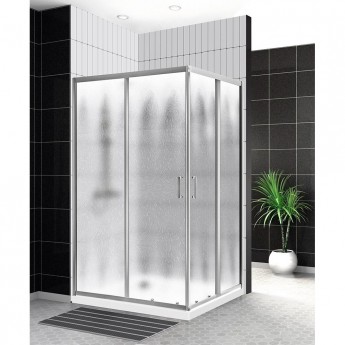 Душевой уголок BELBAGNO UNO-195-AH-2-100/80-CH-CR Душевой уголок BELBAGNO UNO-195-AH-2-100/80-CH-CR