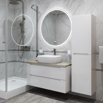 Тумба Bianco Lucido 80 см BELBAGNO ETNA ETNA80BL-KEPMCO-1302-SET Тумба Bianco Lucido 80 см BELBAGNO ETNA ETNA80BL-KEPMCO-1302-SET