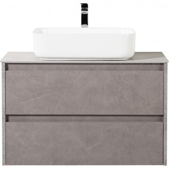 Тумба Cemento Grigio 80 см BELBAGNO KRAFT KRAFT-800-2C-SO-CG Тумба Cemento Grigio 80 см BELBAGNO KRAFT KRAFT-800-2C-SO-CG