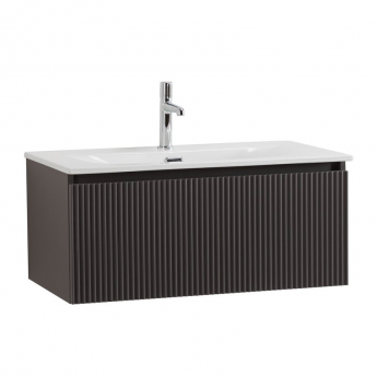 Тумба под раковину BELBAGNO UNO-1000-1C-SO-GSO подвесная темно-серая матовая