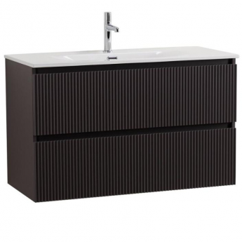 Тумба под раковину BELBAGNO UNO-1200-2C-SO-GSO подвесная темно-серая матовая