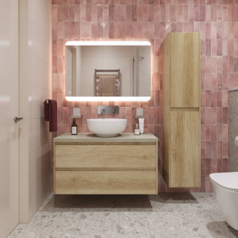 Тумба Rovere Nebrasca Nature 80 см BELBAGNO KRAFT KRAFT80RNN-KEPMCO-1077-SET Тумба Rovere Nebrasca Nature 80 см BELBAGNO KRAFT KRAFT80RNN-KEPMCO-1077-SET