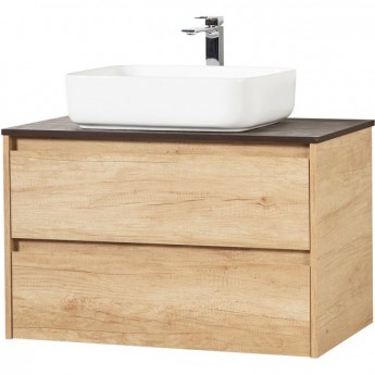Тумба со столешницей и накладной раковиной BELBAGNO KRAFT100RNN-KEPBO-1346-SET