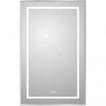 Зеркало BELBAGNO SPC-KRAFT-500-800-LED-TCH-WARM в алюминиевой раме со встроенным светильником, сенсорным выключателем и подогревом, 500x32x800 Зеркало BELBAGNO SPC-KRAFT-500-800-LED-TCH-WARM в алюминиевой раме со встроенным светильником, сенсорным выключателем и подогревом, 500x32x800